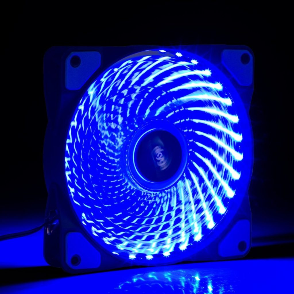 Akyga AW-12E-BL System Fan 12cm Blue LED - Image 3