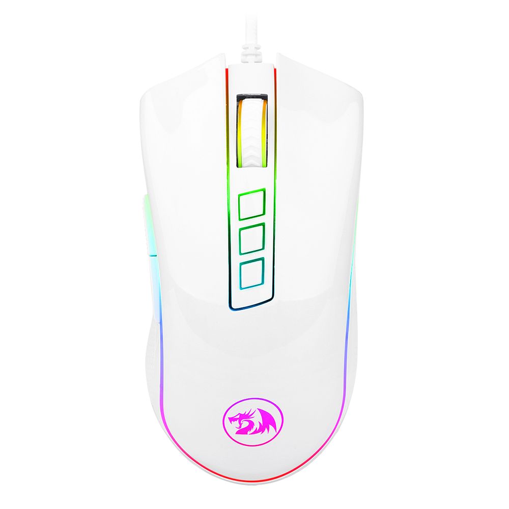Redragon Cobra M711W RGB Gaming Mouse White - Image 2