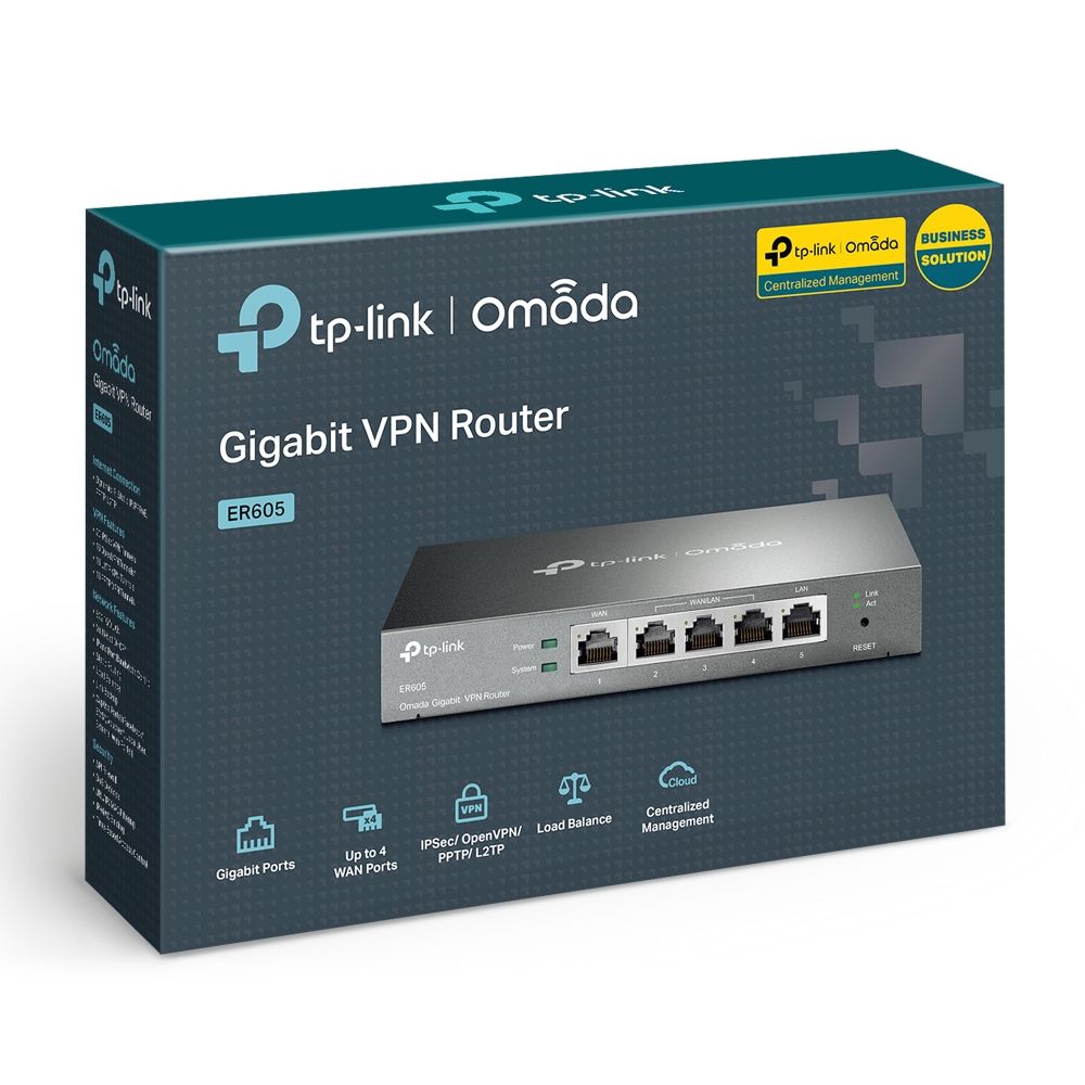 TP-Link ER605 Omada Gigabit VPN Router - Image 6