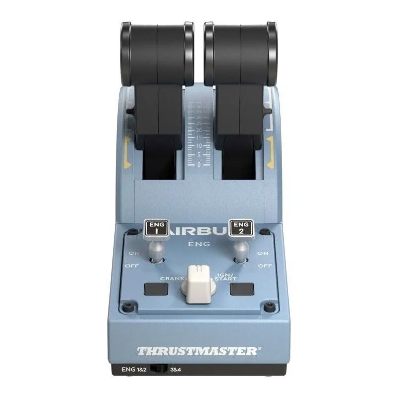 Thrustmaster TCA Officer Pack Airbus Edition USB Joystick és Gázkar Black/Blue - Image 3