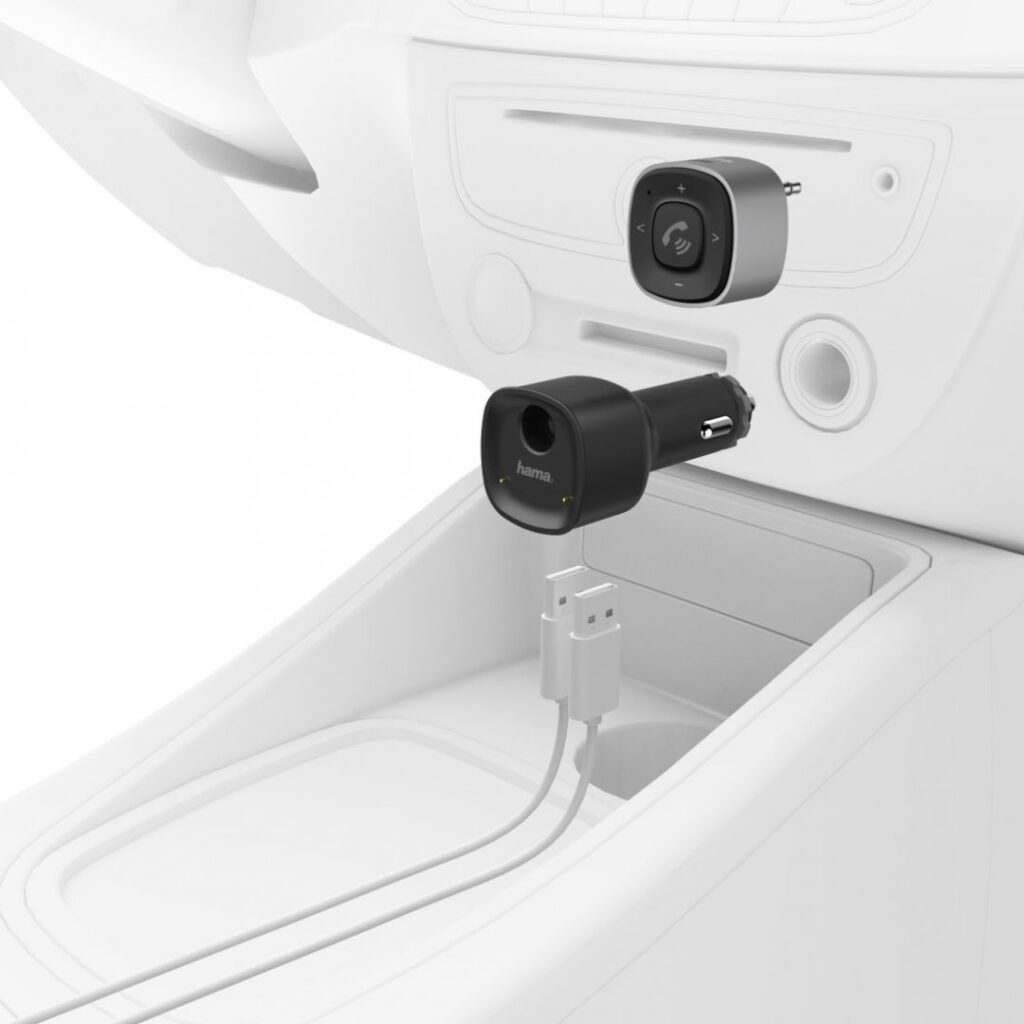 Hama Bluetooth Kihangosító és Transzmitter Black/Silver - Image 2