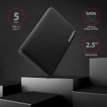 AXAGON EE25-SLC SuperSpeed USB-C SLIDE box Black - Image 2