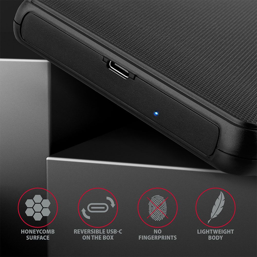 AXAGON EE25-SLC SuperSpeed USB-C SLIDE box Black - Image 5