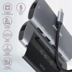 AXAGON HMC-6M2 SuperSpeed USB-C Combo 6in1 Hub - Image 2