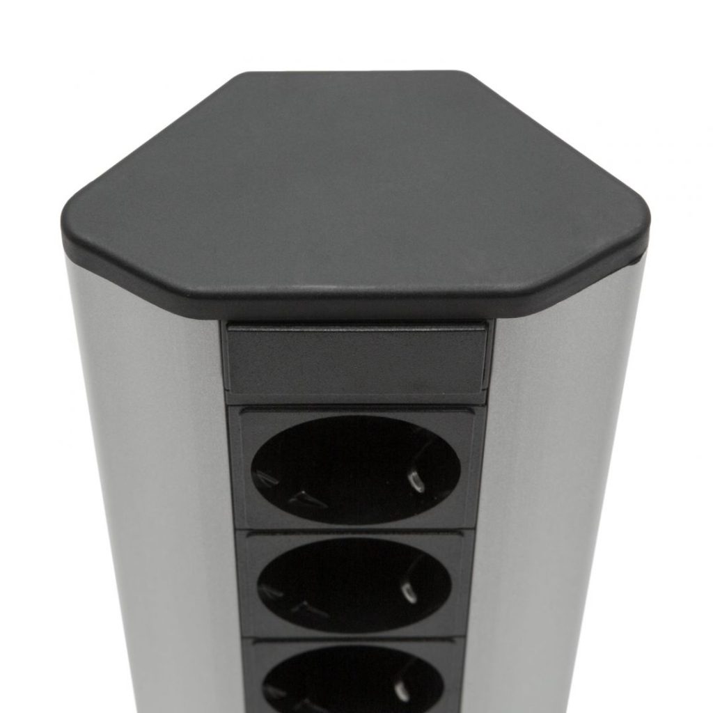 delight-sarokeloszto-4-eloszto-2-usb_3.jpg Delight Hálózati Elosztó 4DIN 1,5m Aluminium - Image 3