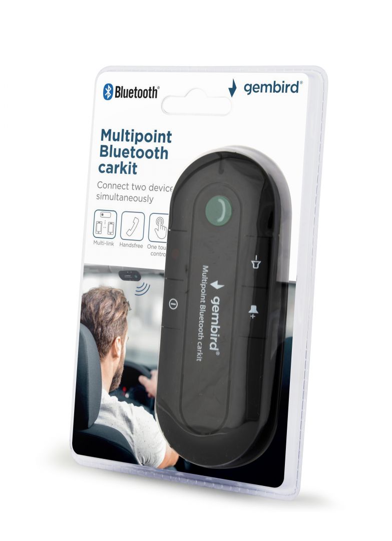 Gembird BTCC-03 Bluetooth 2.1 Car Kit Adapter Black - Image 6