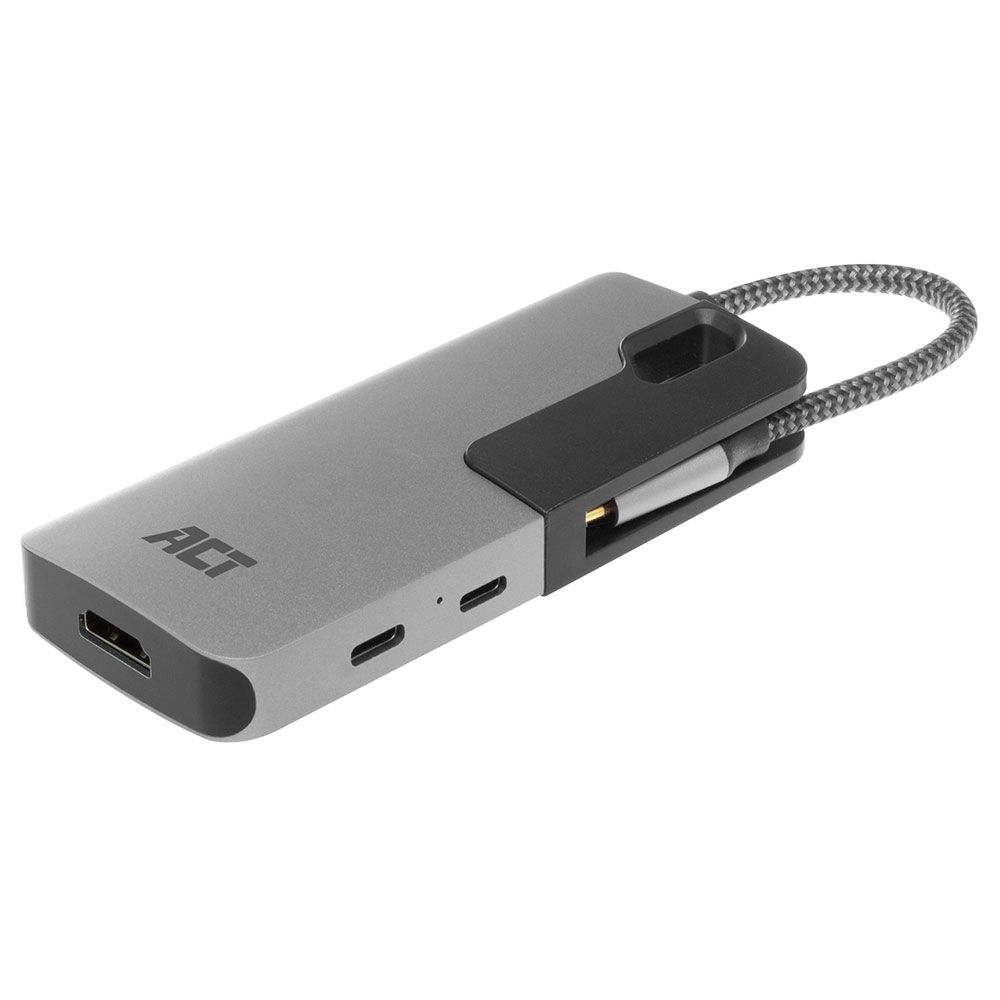 ACT AC7021 USB-C to HDMI 4K adapter Hub & Card Reader - Image 4
