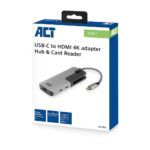 ACT AC7021 USB-C to HDMI 4K adapter Hub & Card Reader - Image 5