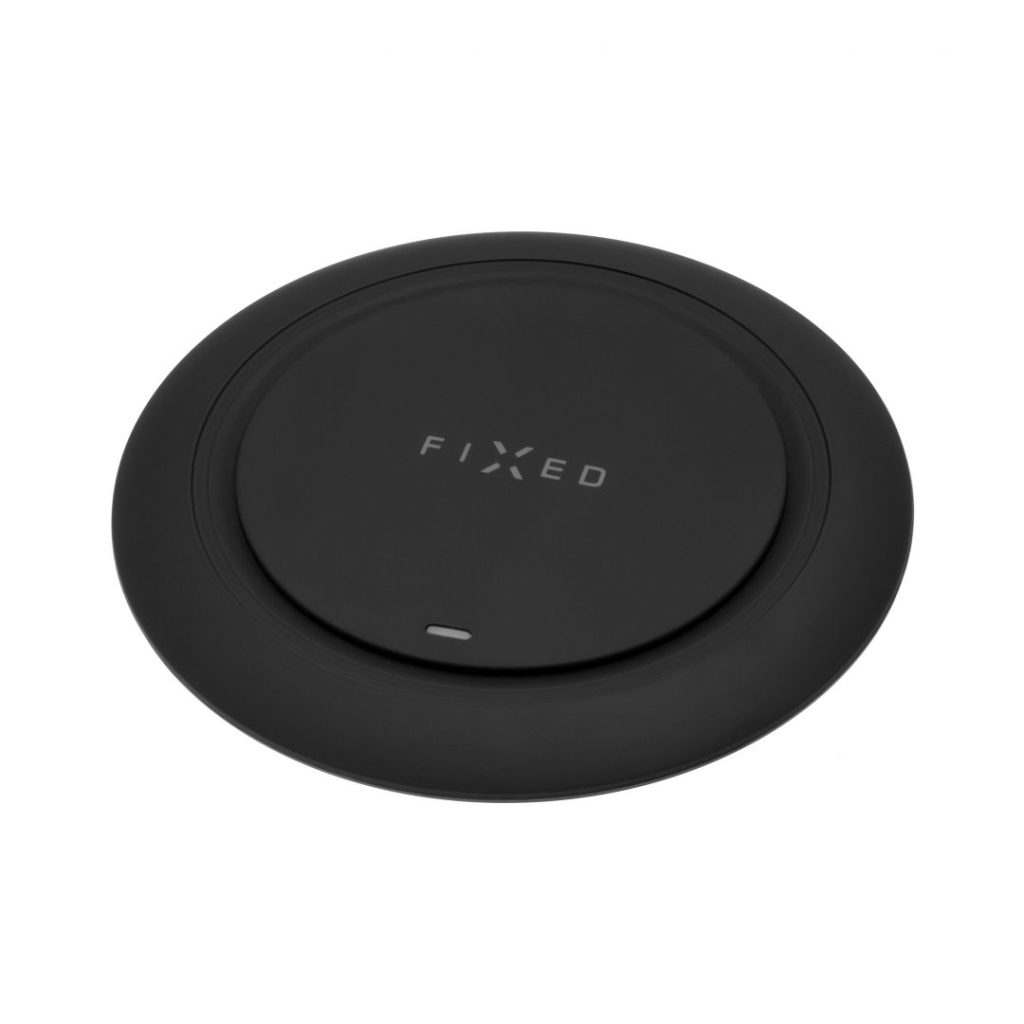 fixed-pad-for-wireless-charging-black_1.jpg FIXED Pad FIXPAD-BK vezeték nélküli QI töltő, fekete - Image 1