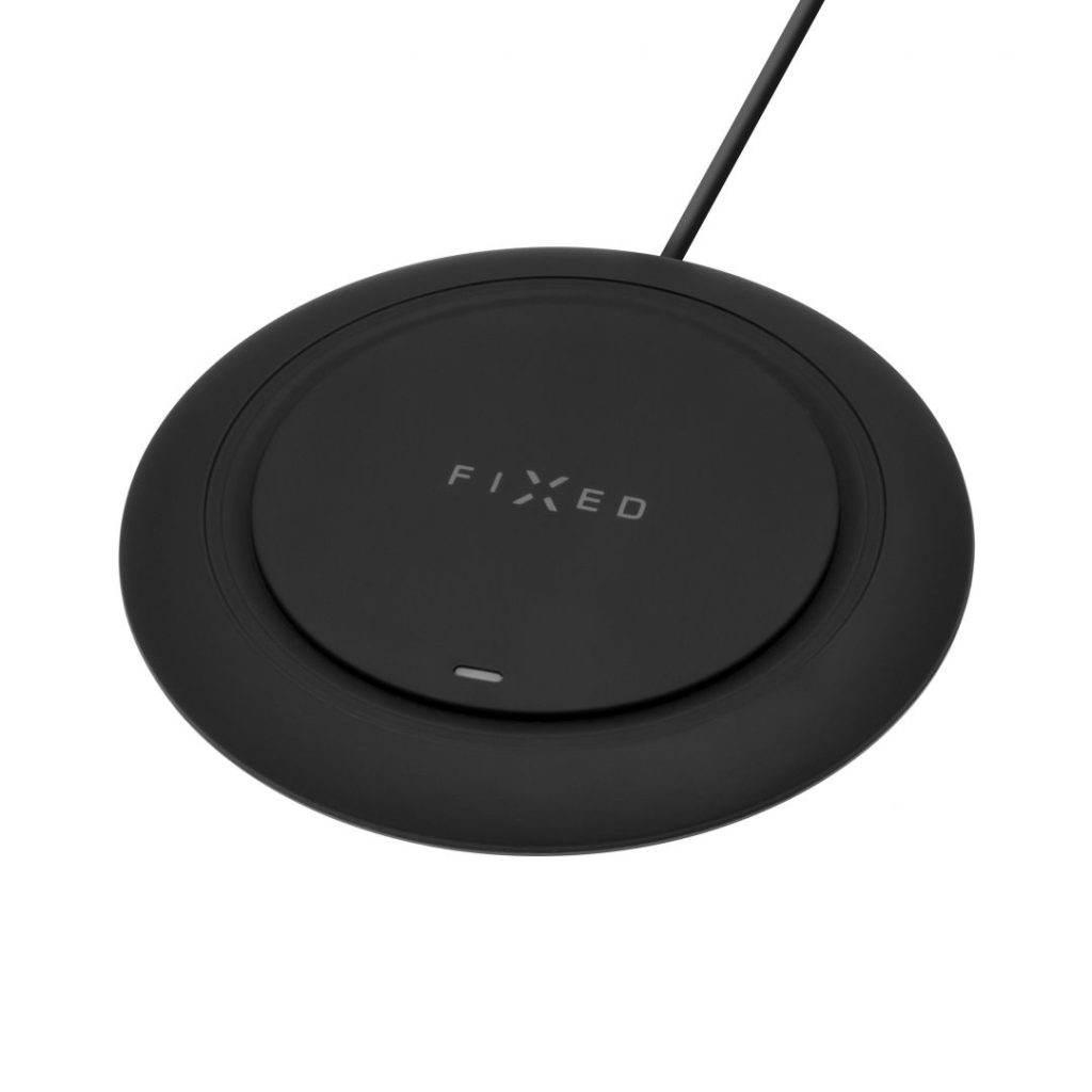 fixed-pad-for-wireless-charging-black_2.jpg FIXED Pad FIXPAD-BK vezeték nélküli QI töltő, fekete - Image 2
