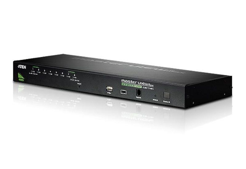 ATEN CS1708A 8-Port PS/2-USB VGA KVM Switch with Daisy-Chain Port and USB Peripheral Support - Image 2