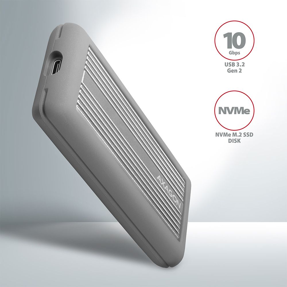 axagon-eem2-xs-usb-c-3.2-gen-2-nvme-m.2-ssd-shockproof-box_2.jpg AXAGON EEM2-XS SuperSpeed+ USB-C - NVMe M.2 ShockProof Box - Image 2
