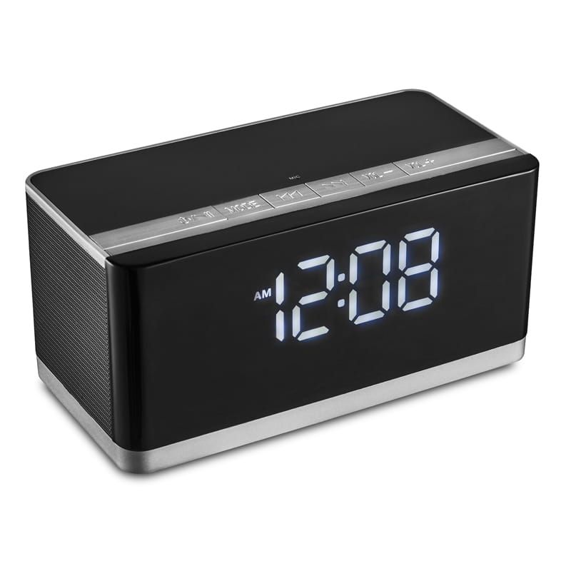 Platinet PMGC10A Bluetooth Speaker + Clock Black - Image 1