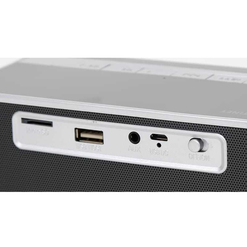 Platinet PMGC10A Bluetooth Speaker + Clock Black - Image 5