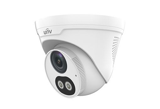 Uniview Easystar 2MP Colorhunter turret dómkamera, 2.8mm fix objektívvel, mikrofonnal és hangszóróval - Image 2