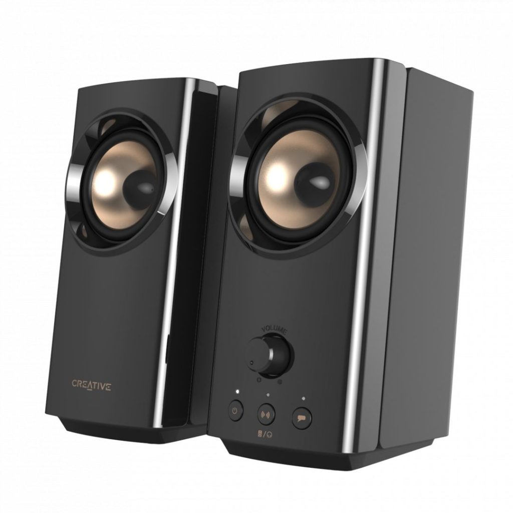 Creative T60 Compact Hi-Fi 2.0 Desktop Speakers Black - Image 2