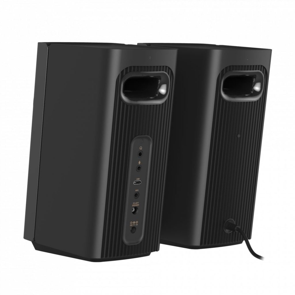 Creative T60 Compact Hi-Fi 2.0 Desktop Speakers Black - Image 3