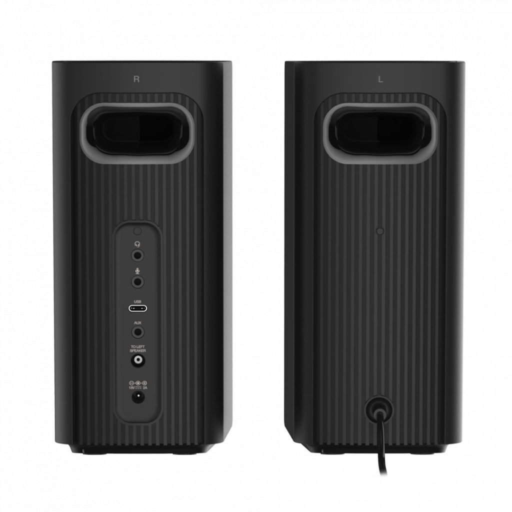 Creative T60 Compact Hi-Fi 2.0 Desktop Speakers Black - Image 4