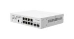 MikroTik 8-portos rackbe szerelhető switch, 2xSFP+ 10G port, SwitchOS
