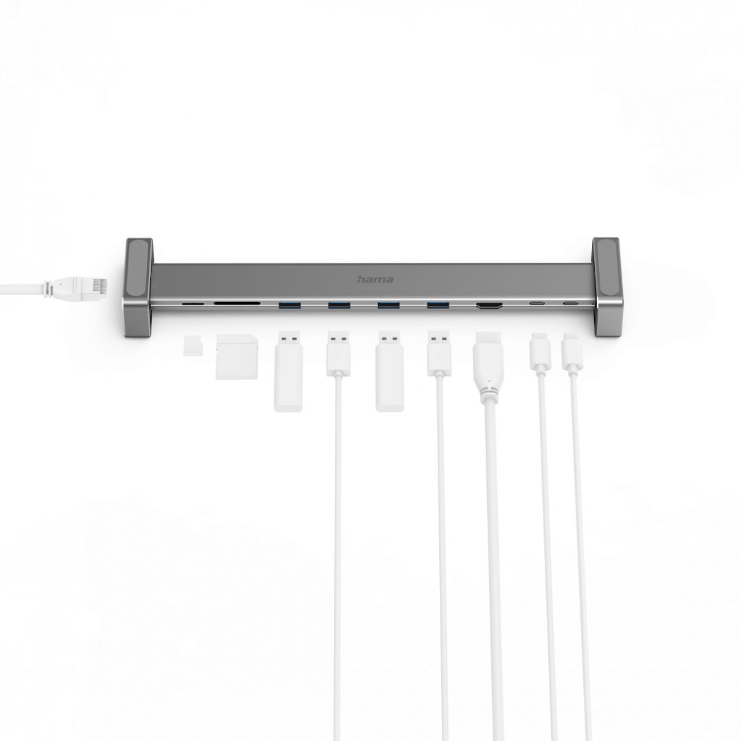 Hama USB3.1 Type-C 9in1 Docking Adapter V2 - Image 1