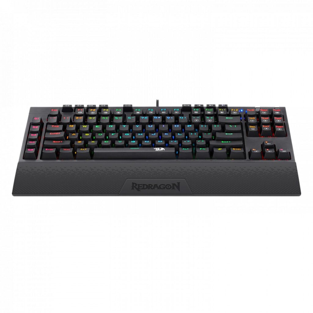 Redragon Vishnu RGB Wireless/Wired Red Mechanical Gaming Keyboard Black HU - Image 2