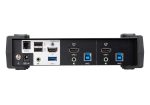 ATEN 2-Port USB 3.0 4K HDMI KVMP Switch with Audio Mixer Mode - Image 2