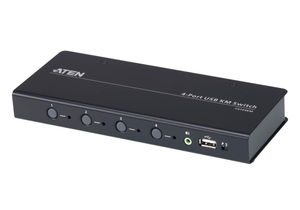 aten-4-port-usb-boundless-km-switch-cables_1.jpg ATEN CS724KM 4-port USB Boundless KM Switch + Cables - Image 1