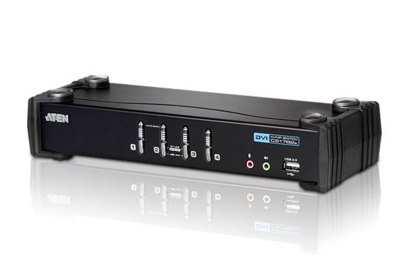 aten-cs1764a-4-port-usb-dvi-audio-kvmp-switch_1.jpg ATEN CS1764A 4-Port USB DVI/Audio KVMP Switch - Image 1
