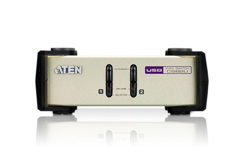 ATEN CS82U 2-Port PS/2-USB VGA KVM Switch - Image 2