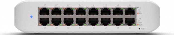 Ubiquiti UniFi Switch Lite 16, 16x gigabites RJ45 port, 8x 802.3af PoE - Image 1