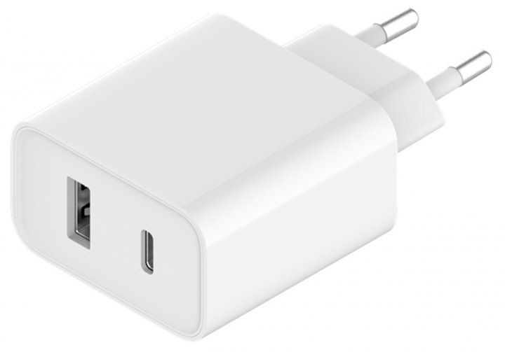 xiaomi-mi-33w-type-a-type-c-wall-charger_1.jpg Xiaomi Mi 33W Wall Charger (Type-A + Type-C) White - Image 1