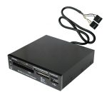 Ewent 3.5 inch Internal Card reader for your PC with USB port Frontpanel Black - Image 3