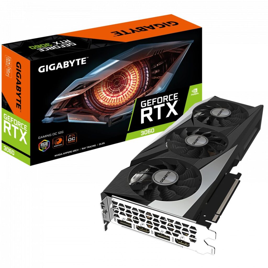 Gigabyte RTX3060 GAMING OC 12G 2.0 (LHR) - Image 1
