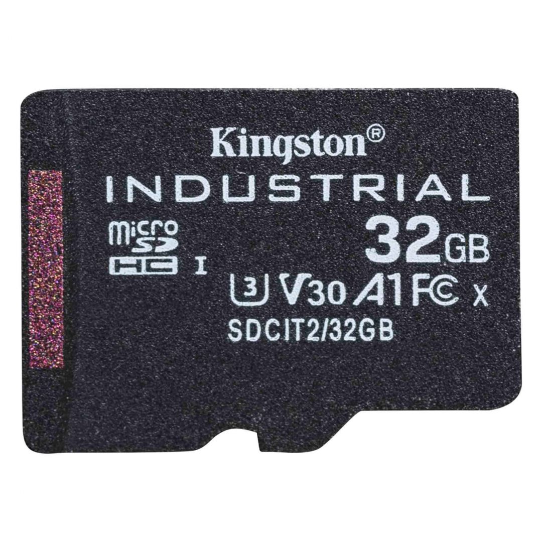 kingston-32gb-microsdhc-cl10-u3-v30-a1-industrial_1.jpg KINGSTON Memóriakártya MicroSDHC 32GB Industrial C10 A1 pSLC Adapter nélkül - Image 1