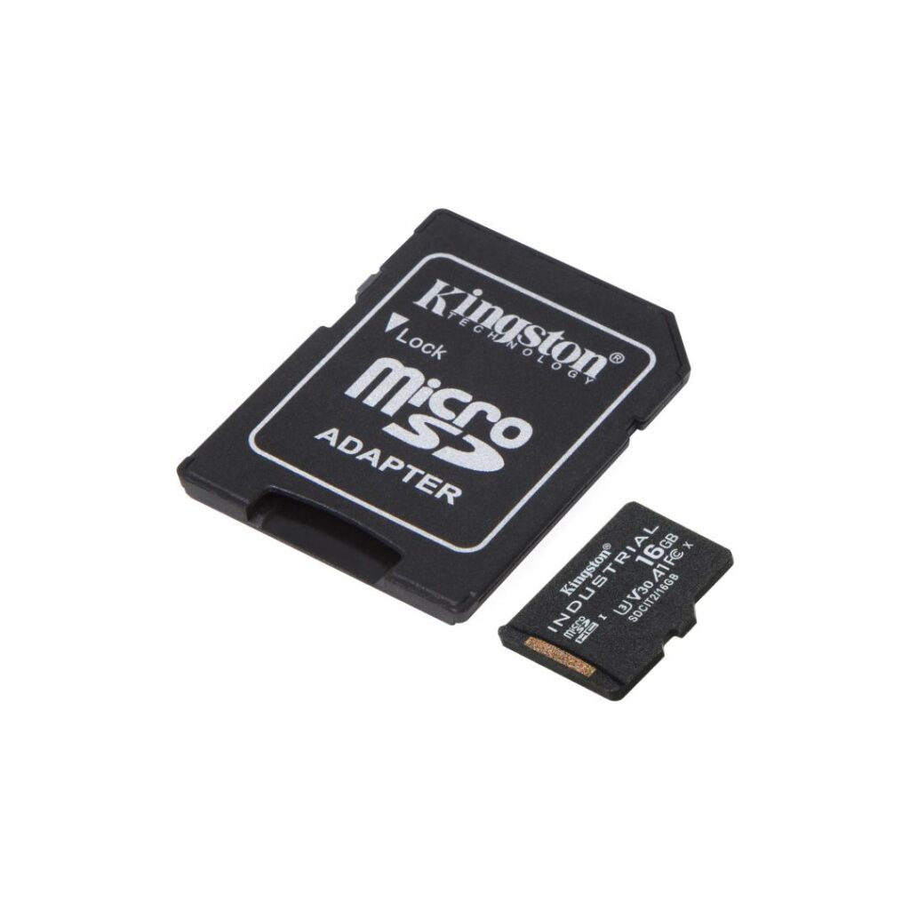 Kingston 16GB microSDHC Class 10 CL10 U3 V30 A1 Industrial adapter nélkül - Image 2