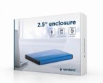 Gembird EE2-U3S-3-DB USB3.0 2,5" Enclosure Aluminium DeepBlue - Image 2