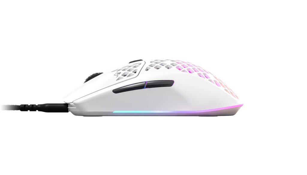 Steelseries Aerox 3 2022 Edition Gaming mouse Snow - Image 2