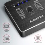 AXAGON ADSA-M2C SuperSpeed USB-C 10 Gbps Dual NVMe M.2 SSD Clone Master Dock - Image 5