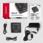 AXAGON ADSA-M2C SuperSpeed USB-C 10 Gbps Dual NVMe M.2 SSD Clone Master Dock - Image 9