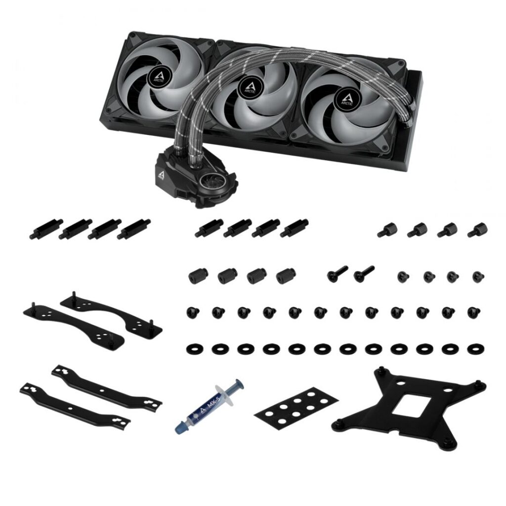 Arctic Liquid Freezer II 420 A-RGB Black - Image 4