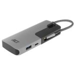 ACT AC7052 USB-C Hub 3 port with CardReader Grey - Image 4