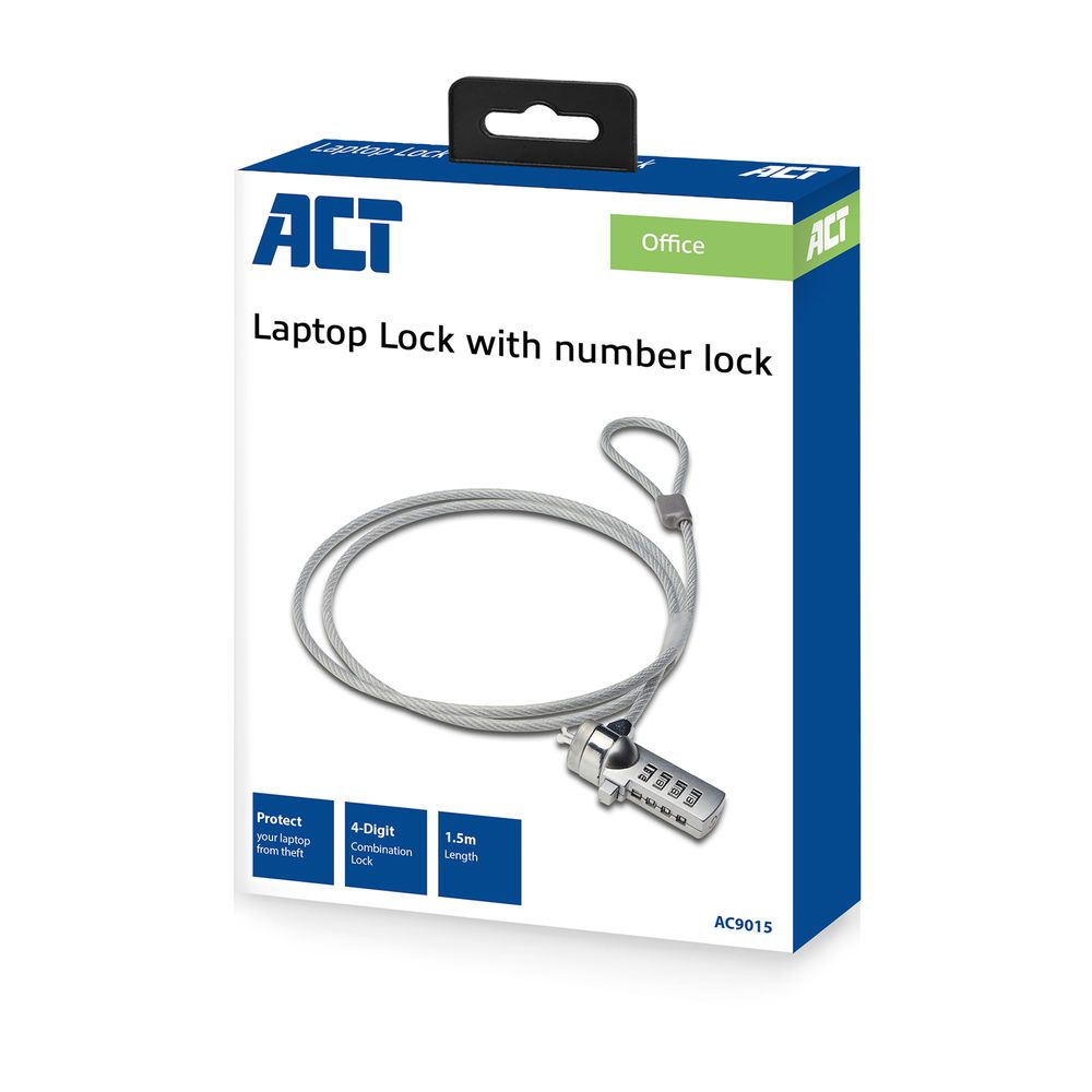 ACT AC9015 Laptop Lock with number lock - Image 2