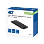 ACT AC1605 USB-C M.2 NVMe SSD Enclosure Black - Image 6