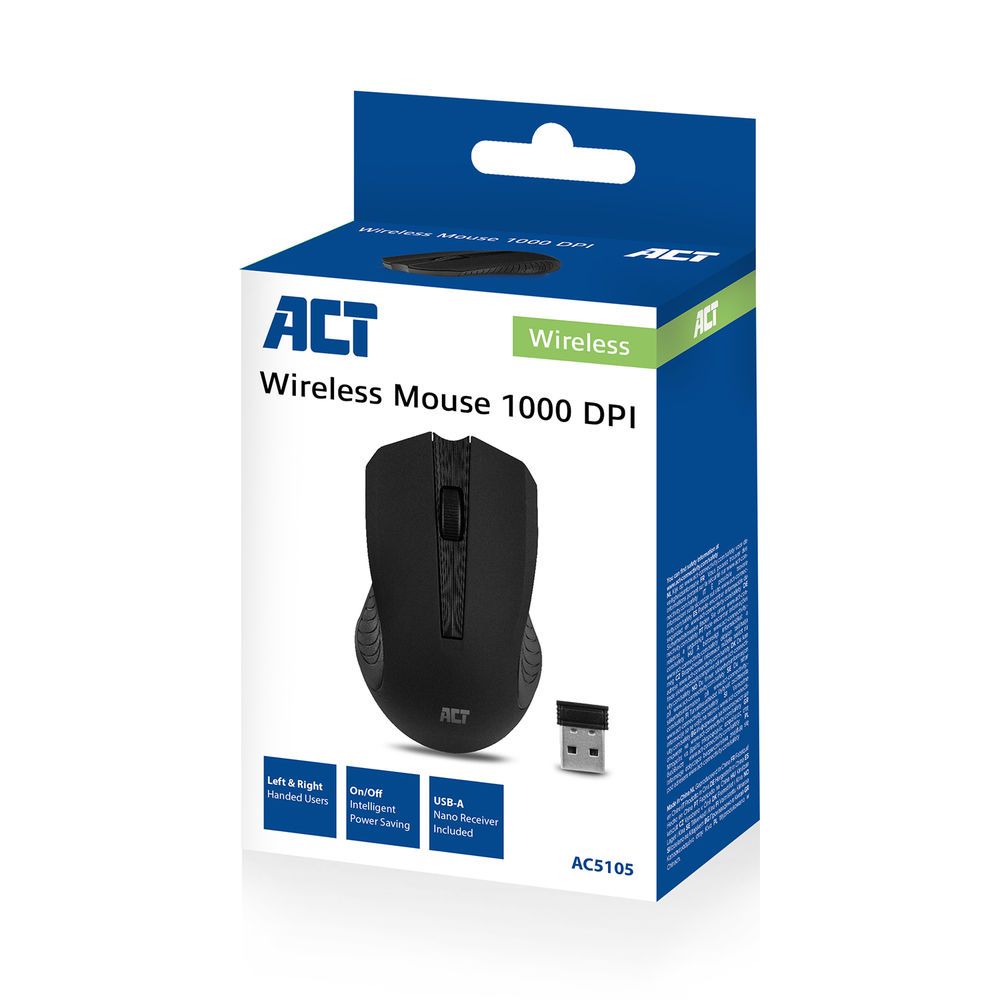 ACT AC5105 Wireless Mouse Black - Image 5