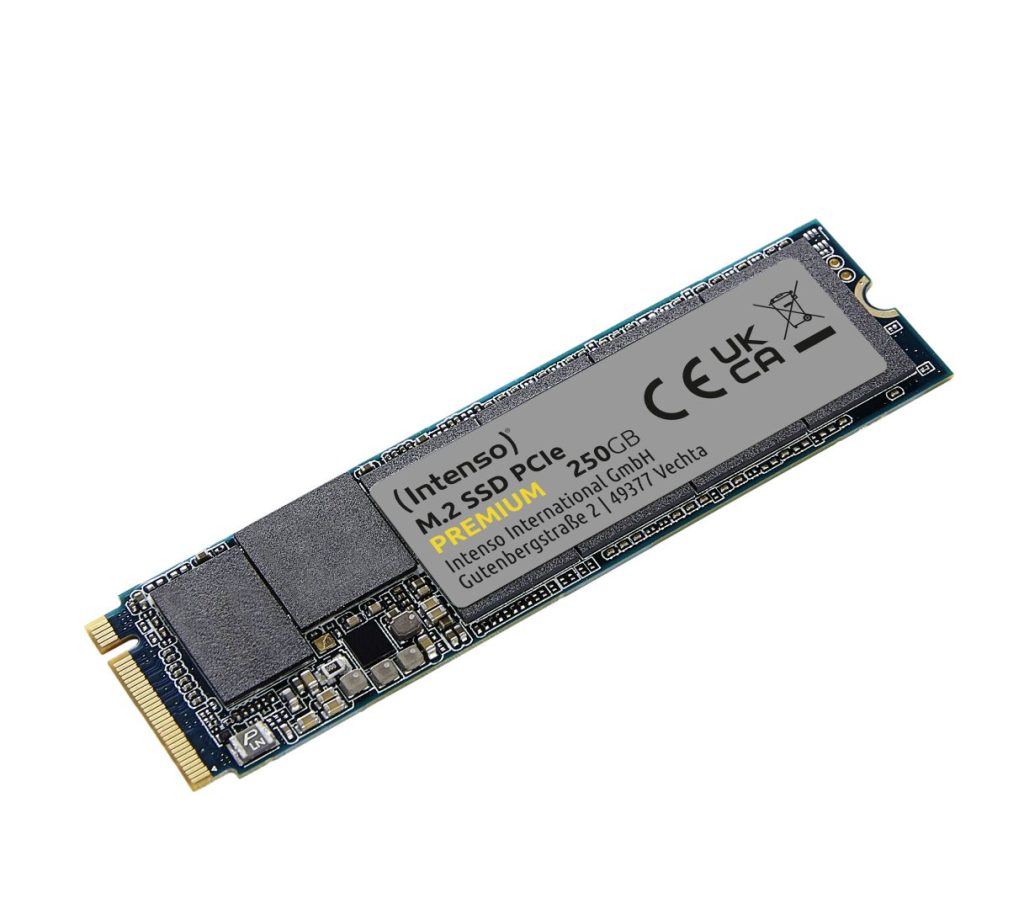 Intenso 250GB M.2 2280 PCIe NVMe Premium - Image 1