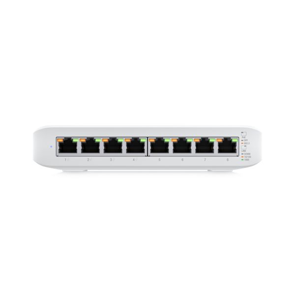 Ubiquiti UniFi Switch Lite 8, 8x gigabites RJ45 port, 4x 802.3af PoE - Image 3