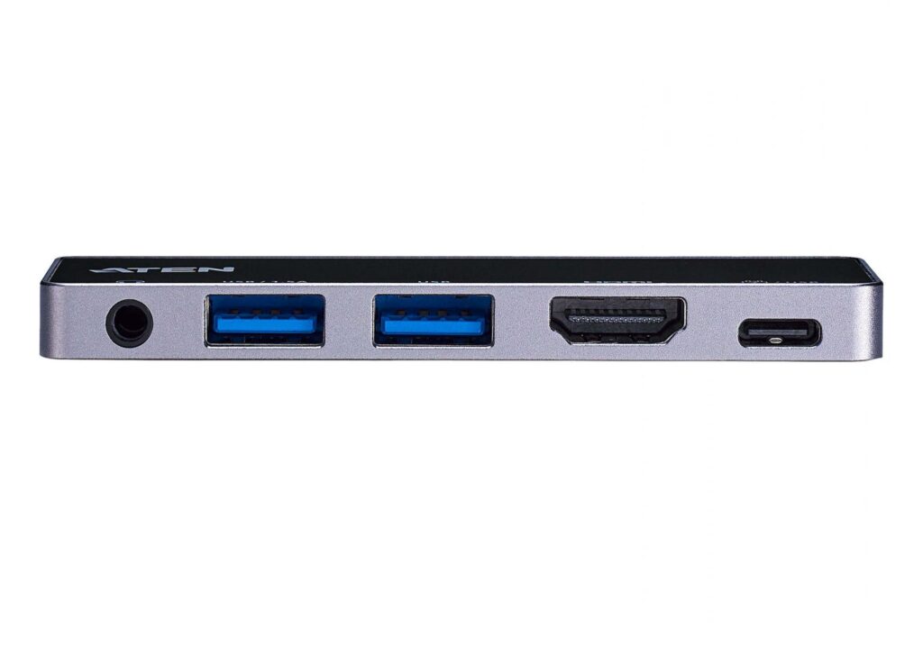 ATEN UH3238 USB-C Travel Dock with Power Pass-Through - Image 3