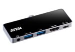 ATEN UH3238 USB-C Travel Dock with Power Pass-Through - Image 4