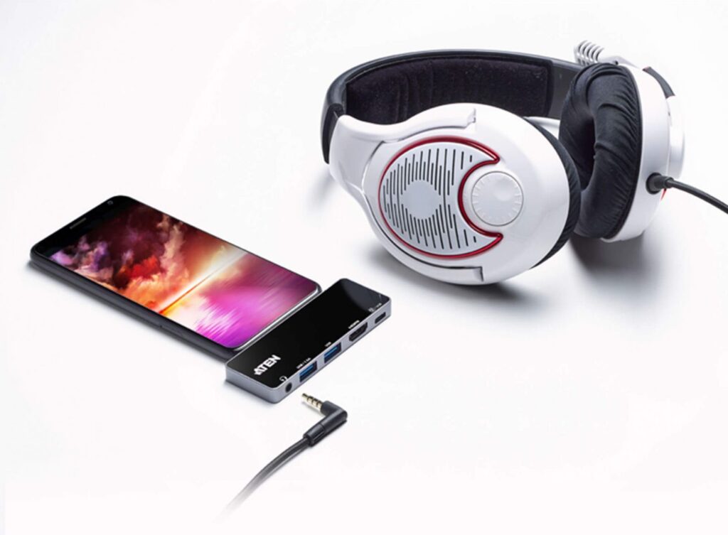 ATEN UH3238 USB-C Travel Dock with Power Pass-Through - Image 7