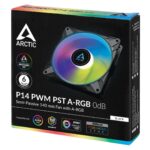 Arctic P14 PWM PST A-RGB Black - Image 5